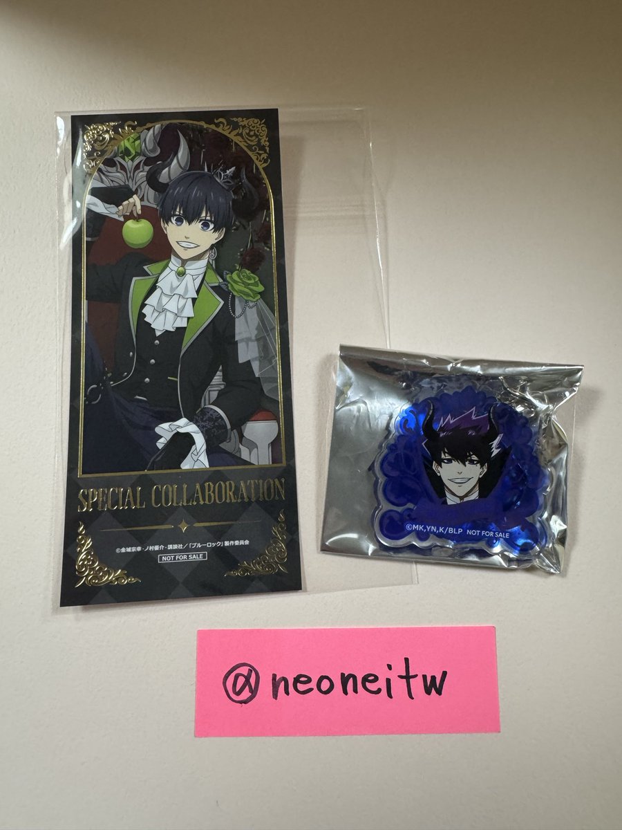 neoneitw's tweet photo. 【交換希望】
ブルーロック ブルロ カラ鉄

【譲】
箔押しチケット風カード:潔
チャーム:烏

【求】
箔押しチケット風カード:凪

都内近郊手渡し及び、郵送交換可能。
ご希望であれば2:1での交換も可能です。
お気軽にお声がけください。 https://t.co/Q8pPAi3fHY