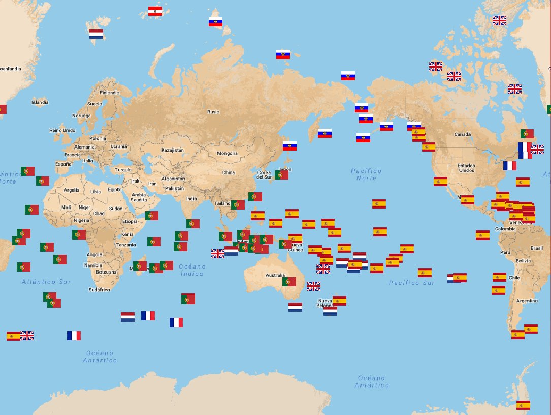 Civixplorer's tweet photo. Islands of the world and their first European discoverers. https://t.co/cw2uRAYEd4