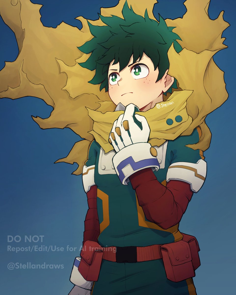 Stellandraws's tweet photo. A little Deku! #mha https://t.co/lRUhgyAtF9