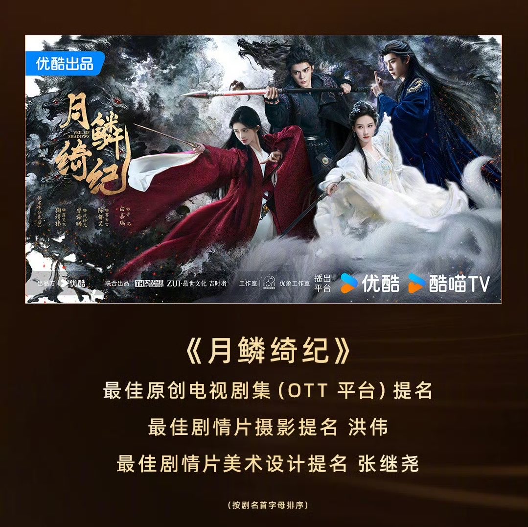 piiyminami's tweet photo. #月鳞绮纪 ได้เสนอชื่อเข้าชิง 31st Asian Television Awards 👏🏻👏🏻👏🏻

เข้าชิง 3 สาขา
• เข้าชิงสาขาซีรีส์ต้นฉบับยอดเยี่ยม
• เข้าชิงรางวัลกำกับภาพยอดเยี่ยมประเภทละคร
• เข้าชิงรางวัลออกแบบงานศิลป์ยอดเยี่ยมประเภทละครดราม่า

#เถียนเจียรุ่ย #田嘉瑞 #TianJiarui https://t.co/jc90Mev7DT
