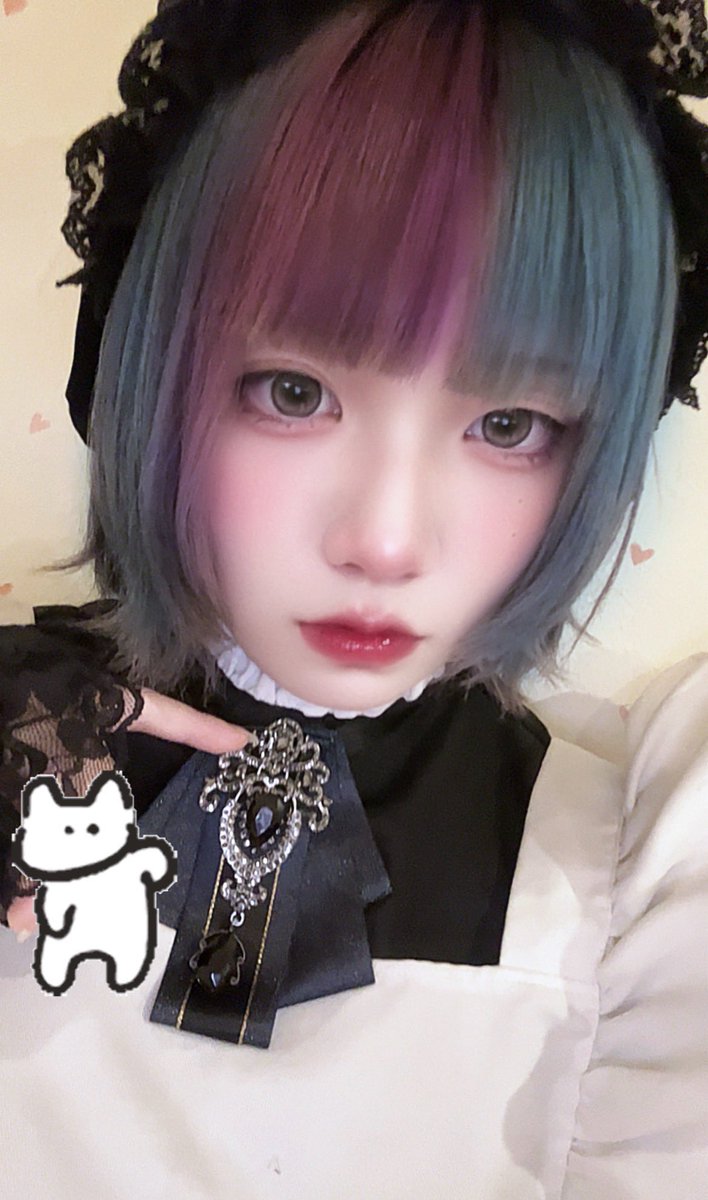 link__tena's tweet photo. #メイド喫茶LINK 
 #いいね返し 
 #自撮り界隈 
とってもきらめきなぶるー https://t.co/xuTnAFfILz