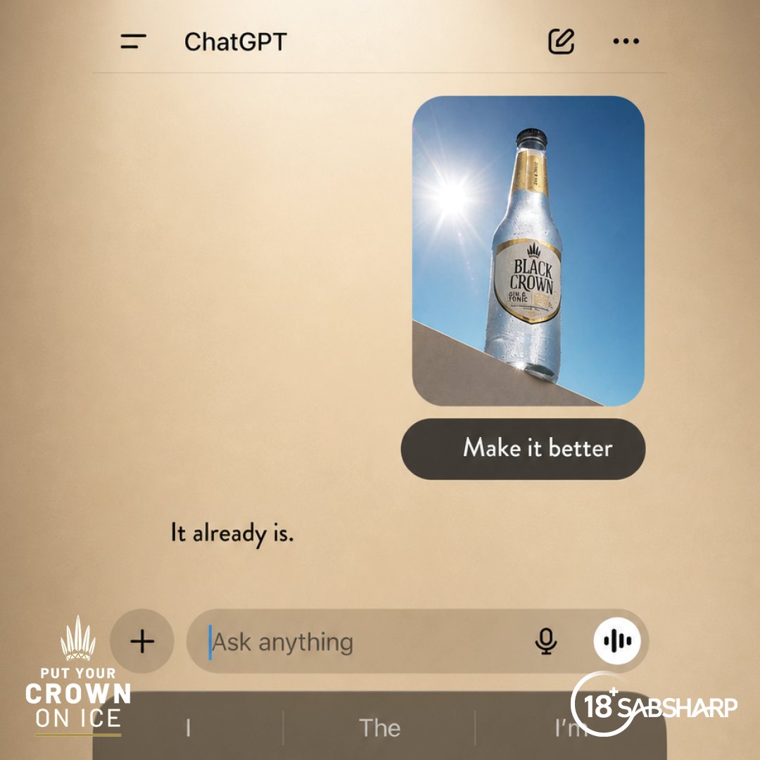 blackcrownza's tweet photo. We thought we'd ask for an upgrade.​

Turns out, some things are already exactly as they should be.​

Now it's your turn, put your #CrownOnIce. https://t.co/YV5SK9LJob