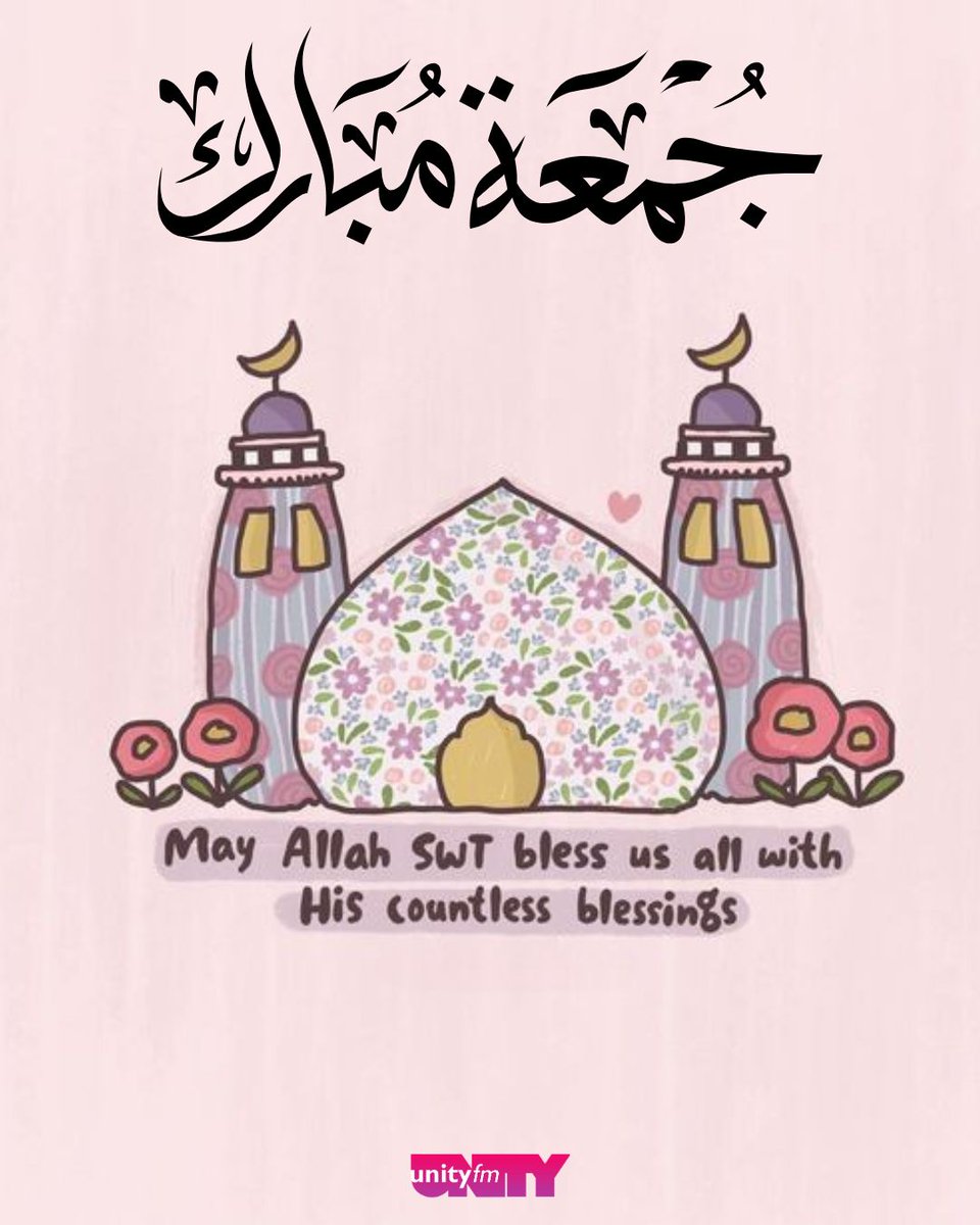 unityfm935's tweet photo. Jummah Mubarak! 🌸 May Allah SWT bless us with His countless blessings, fill our hearts with peace and grant us barakah in all that we do. Ameen. 🤲

#JummahMubarak #UnityFM https://t.co/IQtTVAYtV0