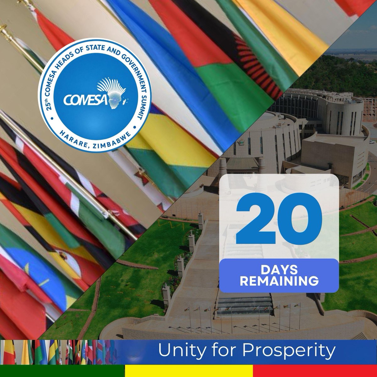 Saba2102's tweet photo. Harare prepares to host the 25th COMESA Heads of State and Government Summit under the theme “One Market, One Future.”
#AsakhiZim #NDS2 #Vision2030 #COMESA2026 https://t.co/3G2XPPDSko