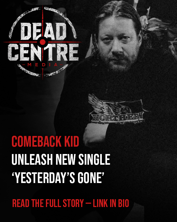 DeadCentreMedia's tweet photo. COMEBACK KID unleash ‘Yesterday’s Gone’ featuring INCENDIARY’s Brendan Garrone.

New album ‘Chosen Hell’ arrives November 6.
@cbktweets 
Read more 👇
https://t.co/9hf0YSfFWH
#ComebackKid #DeadCentreMedia https://t.co/Gl14BZaAuT