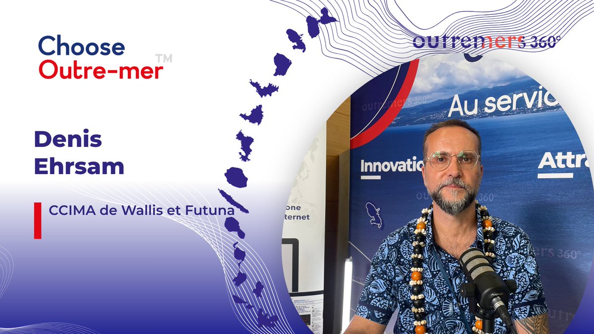 outremers360's tweet photo. 🎥 #Choose #Outremer : Denis Ehrsam, directeur de la CCIMA de #WallisEtFutuna, sur le plateau d'Outremers360 

➡️https://t.co/Lyn4e0IHjj

🗣️ Interview de Denis Ehrsam, directeur de la CCIMA de Wallis-et-Futuna, à l'occasion de la première édition de #ChooseOutremer, ce jeudi 1er octobre à la Banque de France