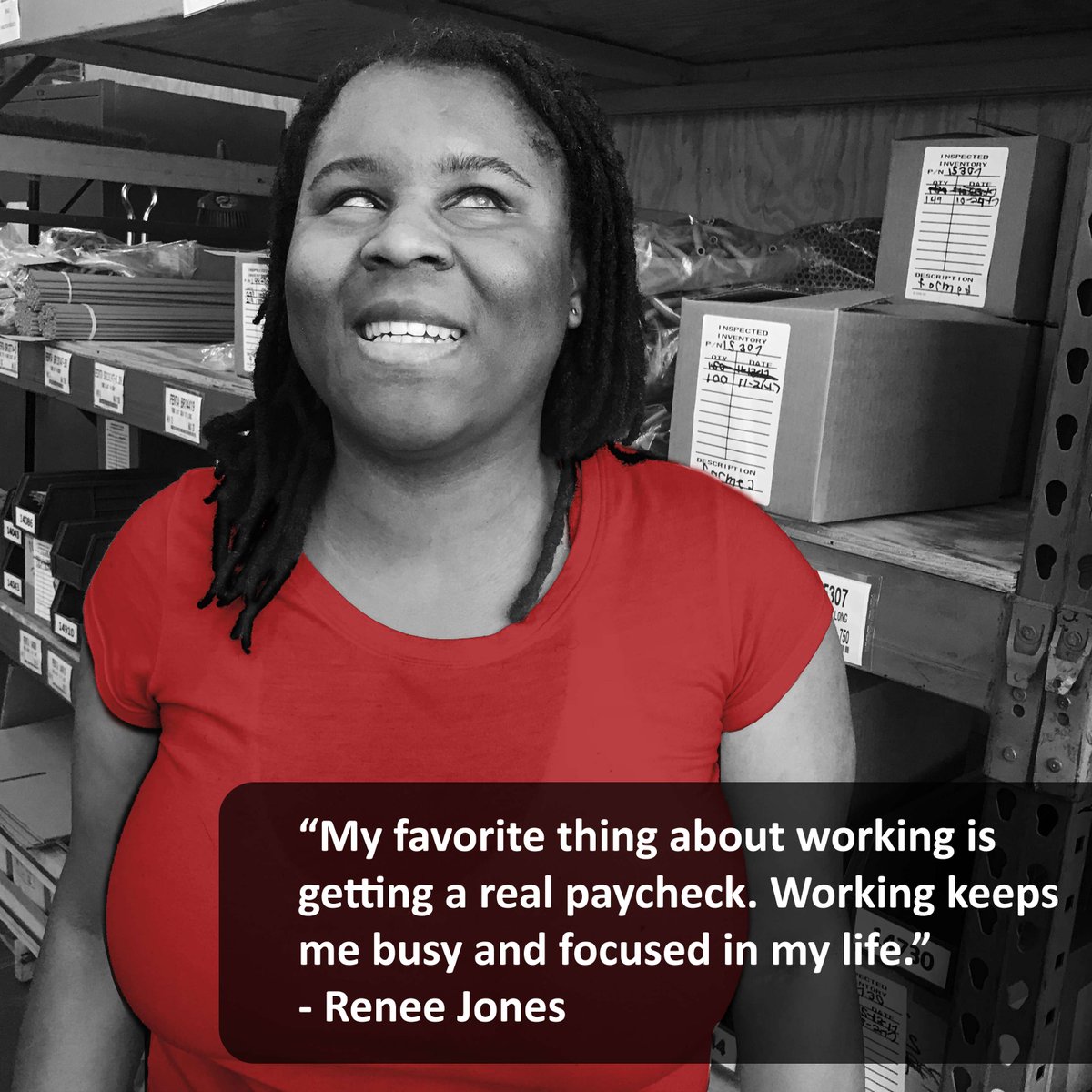 BeyondVision_WI's tweet photo. Meet Renee Jones! 

Blind since birth, Renee has never let her circumstances define her. Instead, she’s turned every challenge into an opportunity—and her journey at Beyond Vision is proof of what’s possible when barriers are removed.

Read more at: https://t.co/6fRf7R6n1G https://t.co/Uw2PV1P2v0
