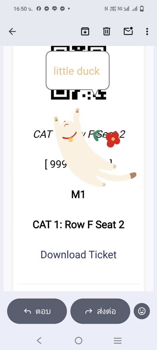 LittleDuck5672's tweet photo. ปล่อยบัตรนั่งเดอะโรส โซนM1 ค่ะ ราคา3000฿ ราคาลดได้อีกนิดหน่อยค่ะ  สนใจ dm  
#TheRose #TheRoseTOUR2026 
#ROSETOPIA_in_Bangkok
#ROSETOPIA https://t.co/jW9Ad4la47
