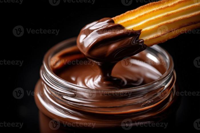 Samathatzpk's tweet photo. Los churros crujientes de chocolate están listos para compartir. Ven a tomar uno conmigo! ， https://t.co/UlmvBltilA