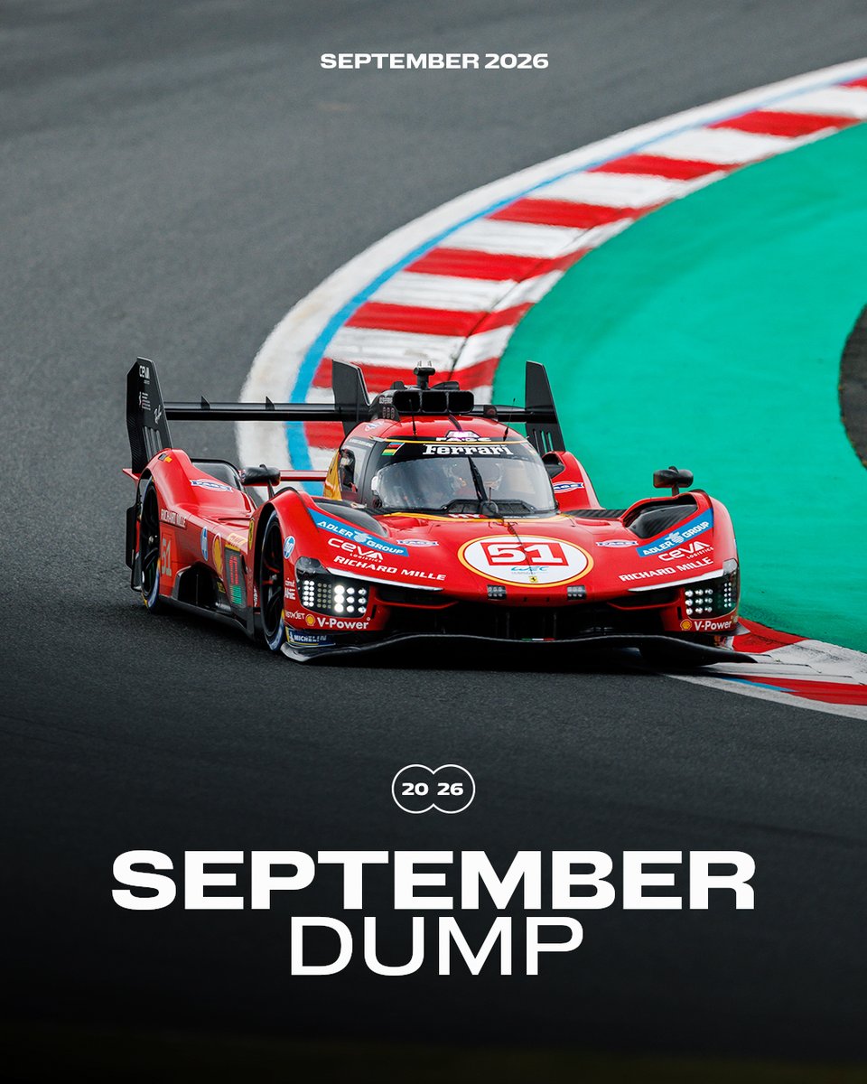 FerrariHypercar's tweet photo. Recapping our September 👊
#FerrariHypercar #WEC #6HFuji #6HCOTA https://t.co/bUzwiNBLKx