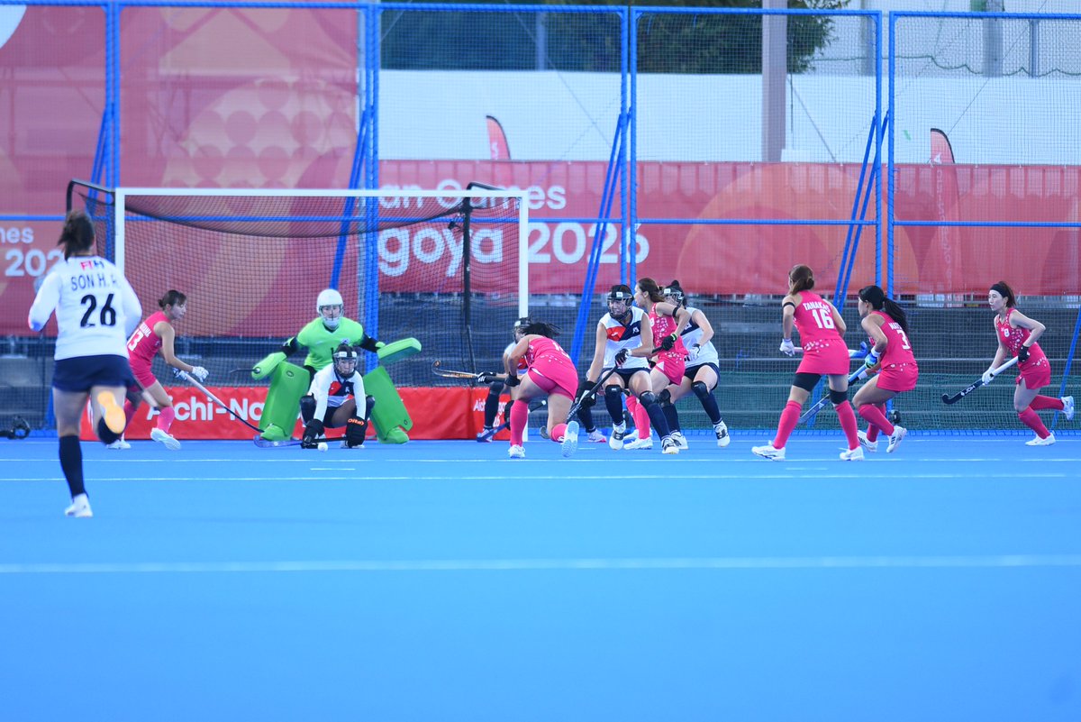 asia_hockey's tweet photo. 🏑 MOMENTS OF THE MATCH 🇯🇵 JAPAN vs KOREA 🇰🇷

Relive the key moments, brilliant plays, skillful attacks and exciting action as Japan and Korea battled for the bronze medal in Women’s Hockey at the 20th Asian Games Aichi-Nagoya 2026! https://t.co/0SNjkaOvNK