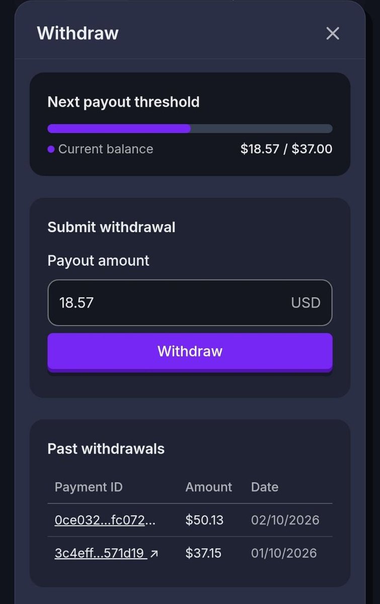 Yan_baiwa's tweet photo. Don't miss this 

Zulti paid out ; https://t.co/PYJnAM0KuP

You will get $10. Free signal up bonus and playing match. https://t.co/C4YrQF0bb9
