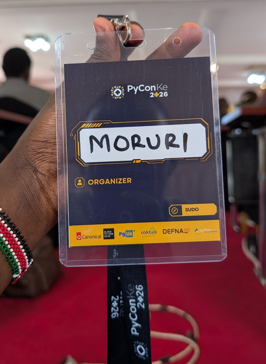 Moruri_c's tweet photo. π PyConKe 2026 https://t.co/idBmAz3XQW