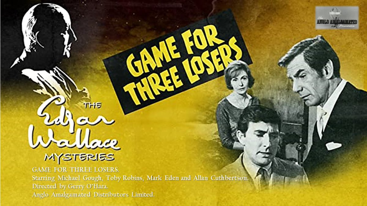 TalkingPicsTV's tweet photo. Happily married... but he let his desires get the better of him...
EDGAR WALLACE: GAME FOR THREE LOSERS (1965) 1:05pm #MichaelGough #MarkEden #TobyRobins #AllenCuthbertson #RachelGurney mystery thriller #TPTVsubtitles https://t.co/MEaRLEx1gz