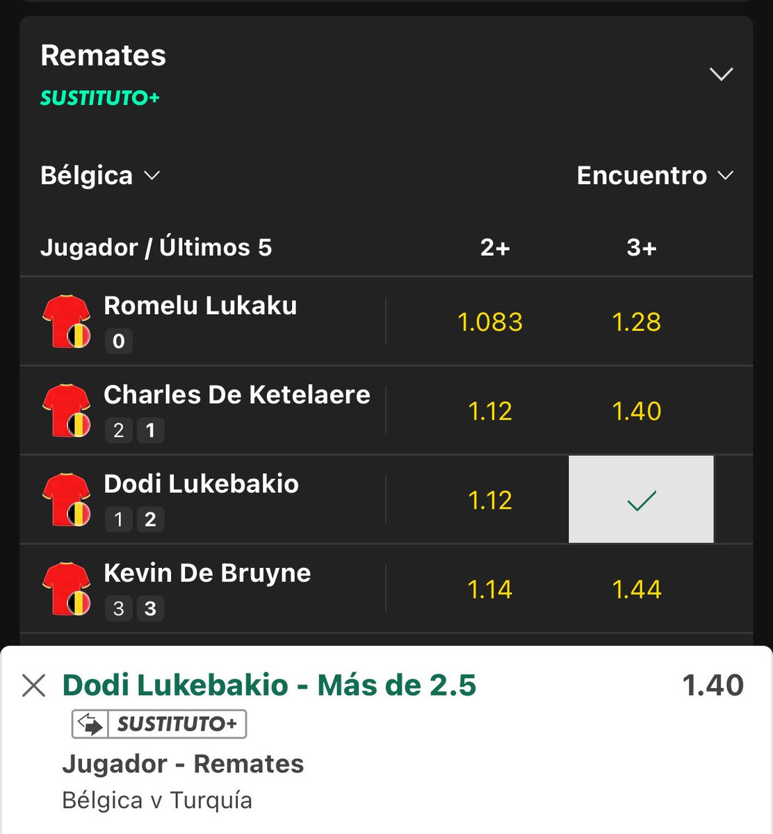 Al_FunnyBets_'s tweet photo. 𝗛𝗢𝗬 𝗩𝗢𝗟𝗩𝗘𝗠𝗢𝗦 👳‍♂️🛢️💶

Dodi Lukebakio - Más de 2,5 remates 🎯

Stake 1 💰

En anteriores partidos 1 y 2 remates jugando 30 mins o menos…

En Bet la misma línea está a 1,44 👀

𝗩𝗔𝗠𝗢𝗦 𝗔 𝗣𝗢𝗥 𝗘𝗟 𝗣𝗘𝗧𝗥𝗢́𝗟𝗘𝗢 💸🔥👳‍♂️ https://t.co/FsfEEHOoMT