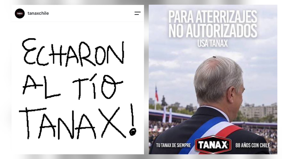 RobertoMerken's tweet photo. 🔴 ¿DESPIDIERON AL CREADOR DE LA PUBLICIDAD DE TANAX SOBRE KAST?

Si se confirma que el responsable de esta pieza perdió su trabajo por haber realizado esta publicidad, estamos ante un hecho que merece explicaciones.

El Presidente es una autoridad pública. Su imagen, sus actuaciones y los episodios públicos de su gestión pueden ser objeto de crítica, sátira y humor.

Una cosa es que una empresa decida qué línea editorial o publicitaria quiere mantener. Otra muy distinta sería que existieran presiones políticas para castigar a quien satiriza al Presidente.