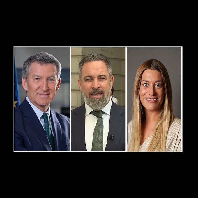 Apu_elrojo's tweet photo. La próxima vez que veas una noticia de una persona que se ha suicidado porque la iban a desahuciar, acuérdate de estos 3, porque son los culpables. https://t.co/MNNaL4t2hQ