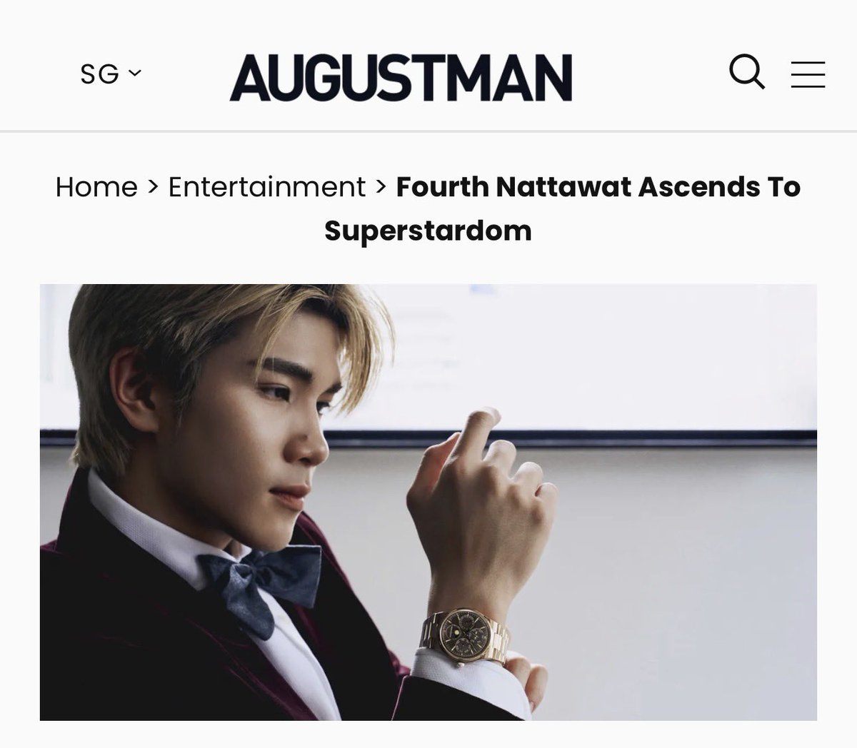 Fourth_Fashion's tweet photo. โฟ้ดแฟฝากทุกคนเข้าไปอ่านกันเยอะ ๆ เลยนะคะ🥰

📍: https://t.co/lgMpz8uXW5

#AUGUSTMAN #AUGUSTMANSG
#JaegerLeCoultre @tawattannn 
#Fourthnattawat #โฟร์ทณัฐวรรธน์ https://t.co/D0I6764FqF