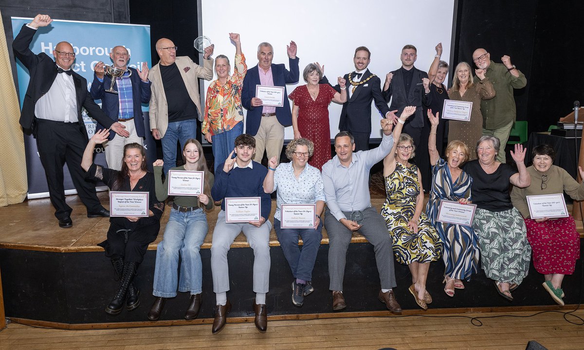 HarboroughDC's tweet photo. ⭐People from across the Harborough district have been recognised for their important contributions to their communities at a special Community Awards ceremony. 

🤩Well done to all the winners and runners up!

🔗Read more about our winners: https://t.co/PlVz8kPw2B

#HDCAwards26 https://t.co/Mm29pCkPMJ