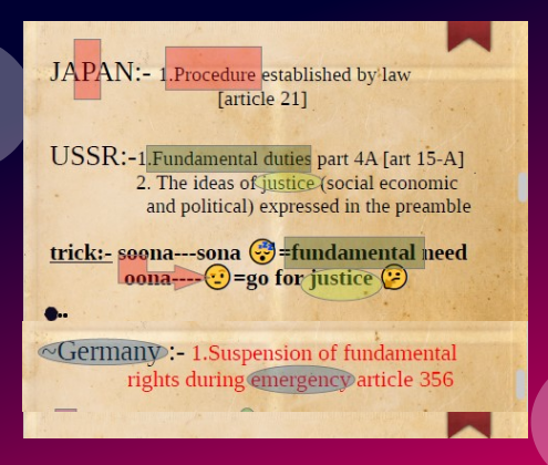 errors1234's tweet photo. "# INDIAN POLITY" for all competitive  exams
 #UPSC #CAPF #STATEPCS #SSC #RRB 
and for all who want to learn polity in easy way
       😉trick to learn borrowing  😉🤫
              japan , ussr, germany https://t.co/9HqqUs30g1