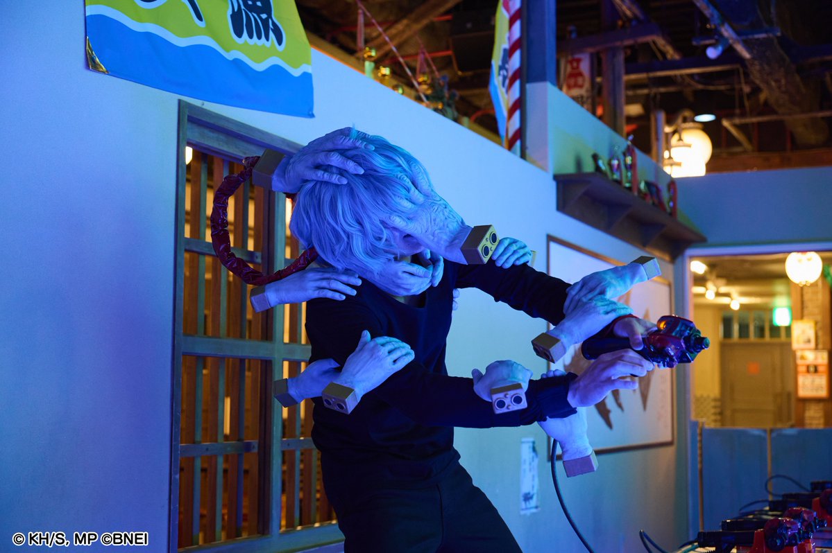 heroaca_aj's tweet photo. #帰ってきた死柄木さんぽ 今回は
「ナジャヴの爆釣りスピリッツ」に挑戦！

大画面の釣り場を前に、真剣な面持ち…

#ヒロアカ #ヒロアカAJ
