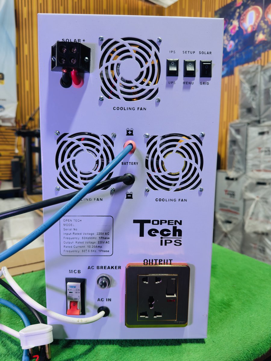 its_Shopon's tweet photo. সোলার হাইব্রিড ইনভার্টার 3 তালা 2500VA 24V 100Amp MPPT DSP Pure Sine Wave IPS 🔋OPENTech Premium Quality #Shopon_Electronics_Bd https://t.co/sK6XIytGZg