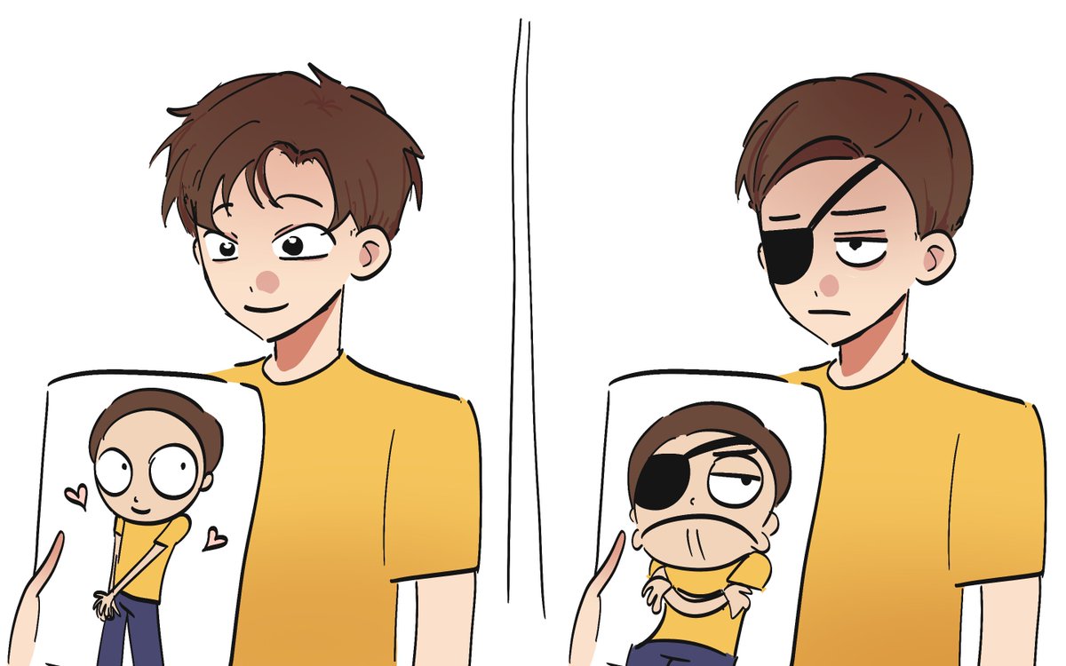pupushuua's tweet photo. He tryna ignore it #pemorty #mortycest #rickandmorty https://t.co/k0PKpoPA9o