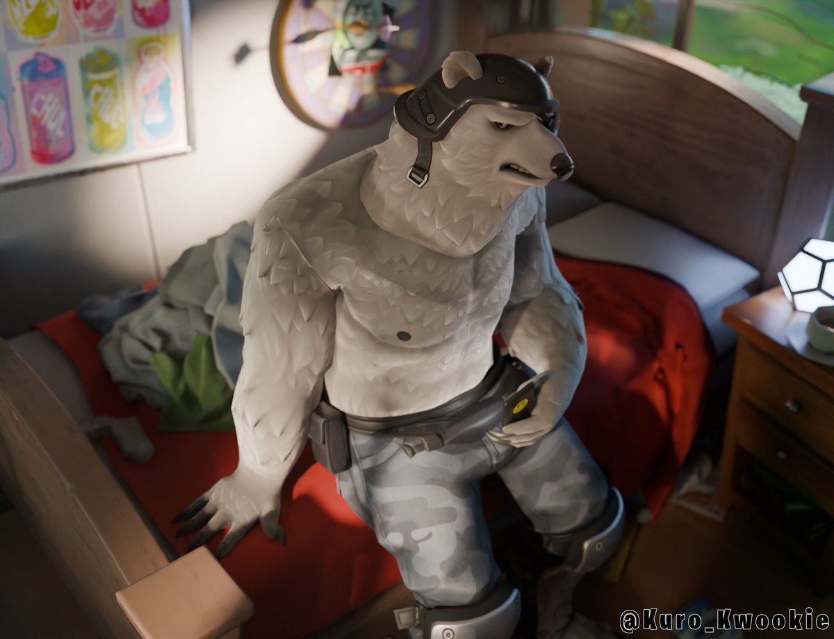 Kuro_Kwookie's tweet photo. Polar Patroller | Early morning 

#PolarPatroller #Fortnite #Furry #FortniteFurry #FortniteArt https://t.co/7xyxhGfQML