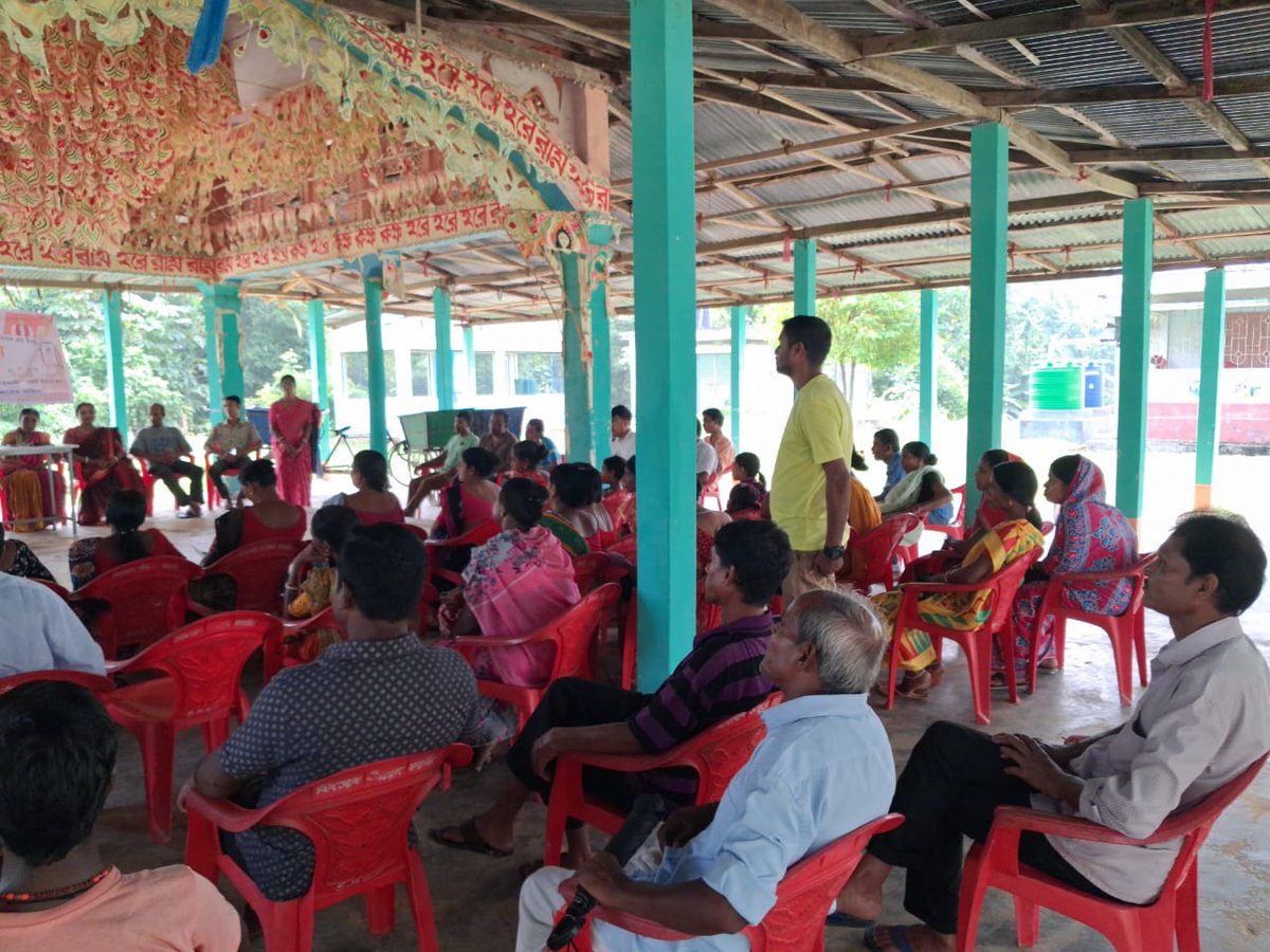 bdokgt's tweet photo. 🌿🏡 বিশেষ গ্রামসভা | Sonaimuri Gram Panchayat 🏡🌿

People’s Plan Campaign 2026–27 এবং বিকশিত উৎসব উপলক্ষে আজ Sonaimuri Gram Panchayat, কুমারঘাট R.D. Block-এ বিশেষ Gram Sabha অনুষ্ঠিত হয়েছে। https://t.co/GFZtRG8eMh