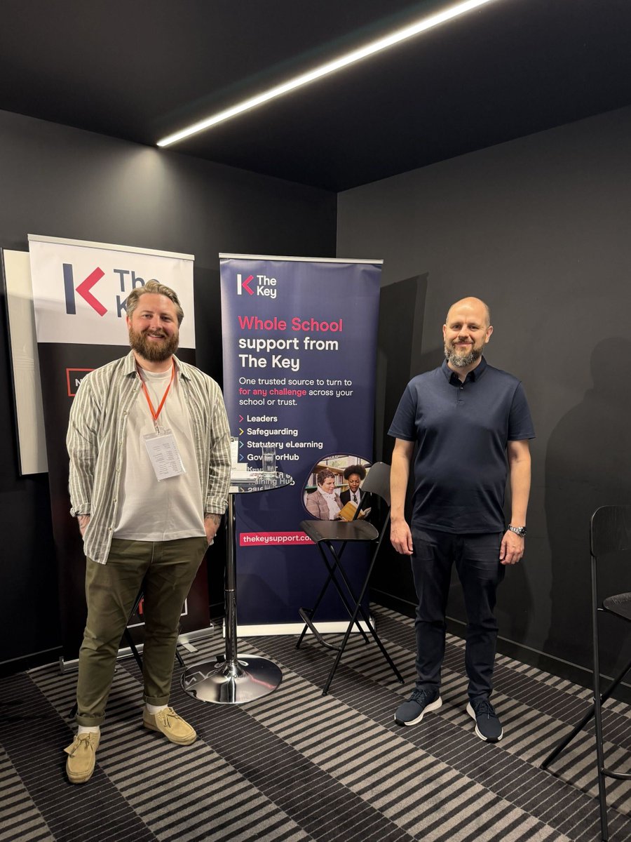 TheKeySL's tweet photo. Day 2 at @MATPartNet 📍

Dan Sutton and James Braddy are back for another day of conversations with trust leaders, talking all things The Key and how we can help make their roles that little bit easier.

If you’re at MATPN today, come and say hello! 👋 https://t.co/avPz5J1Tm3