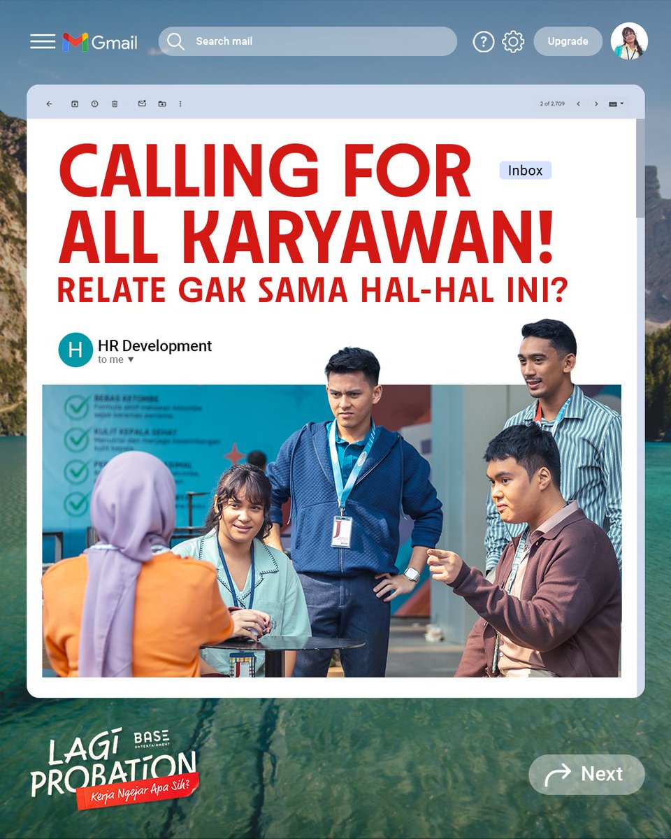 BaseEntID's tweet photo. Duh, dari slide pertama aja Mimin udah relate ๐ฐ
Ada yang relate sama Bintang dan 5 probationer lainnya? Komen di bawah yaaa! ๐๐ผ๐ฌ
Nantikan lika-liku pekerjaan mereka yang LAGI PROBATION, tayang 12 November hanya di bioskop.
#LagiProbation
#FilmLagiProbation https://t.co/g99uoenp27