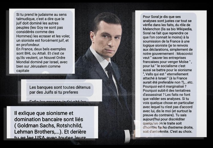 WeillClaude's tweet photo. J’ai compté 22 fautes d’orthographe.
Pour savoir si c’est bien Bardella qui les a écrits, je suggère qu’on lui fasse faire le test de la dictée 🧐 https://t.co/OJnK7RsAzv