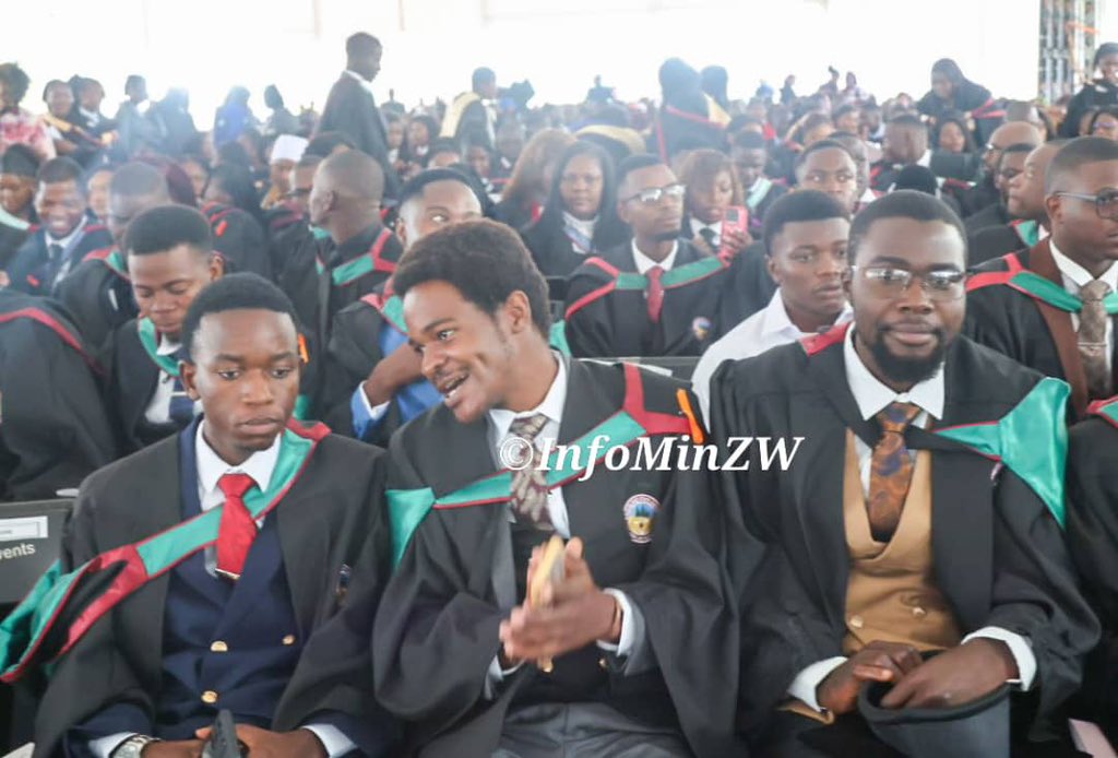 nickmangwana's tweet photo. Today, His Excellency the President and Chancellor of all State Universities, Dr. Emmerson Mnangagwa will preside over the 5th Graduation Ceremony of the Manicaland State University of Applied Sciences.
#Education5.0 https://t.co/5z5tuGn9hK