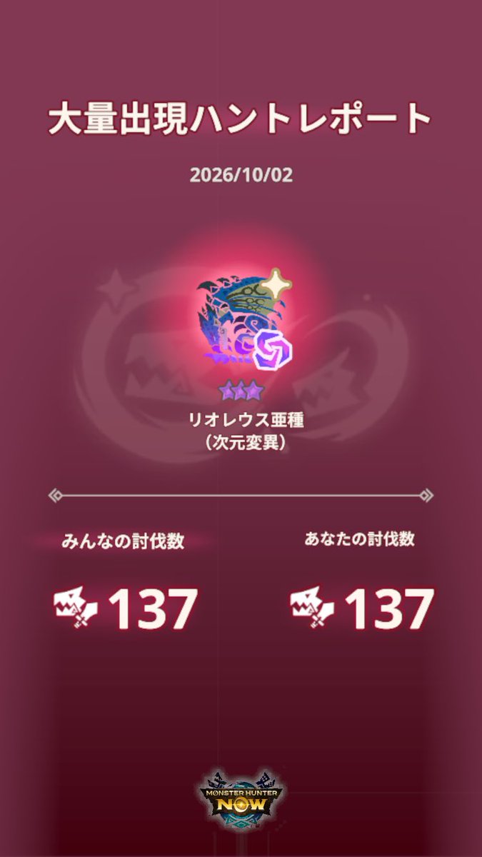 azu_4332's tweet photo. リオレウス亜種の大量出現お疲れ様でした！
超疲れたー！！もう右手が限界笑

#モンハンnow https://t.co/PIZKWYWeP9