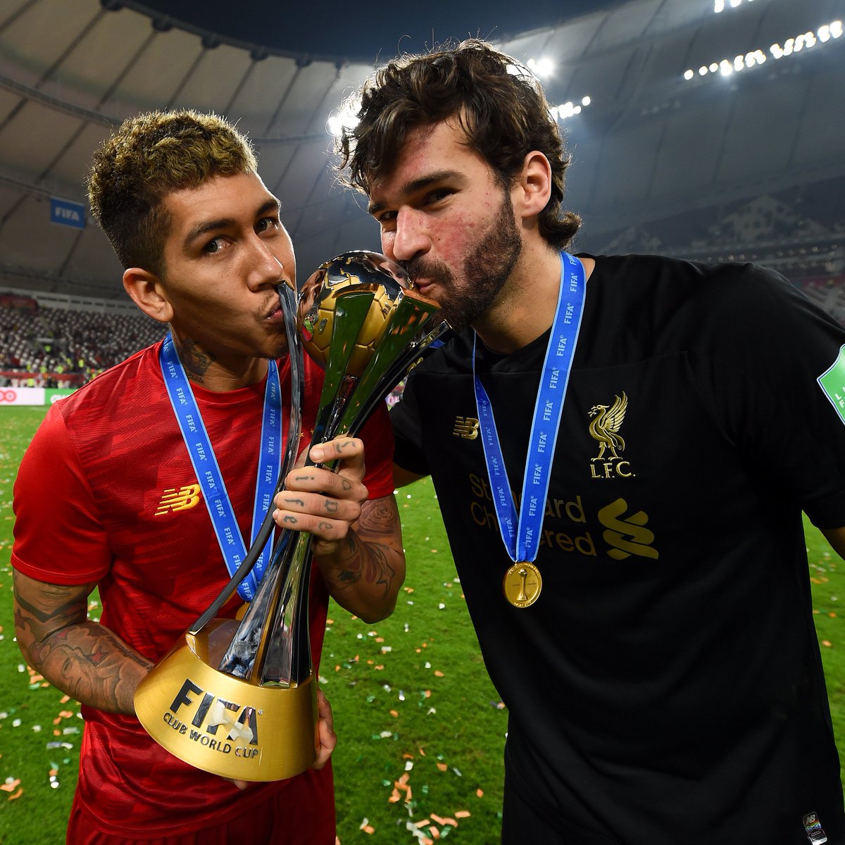 LFC's tweet photo. Ali and Bobby 🫶🇧🇷 https://t.co/5GOIIchaJw