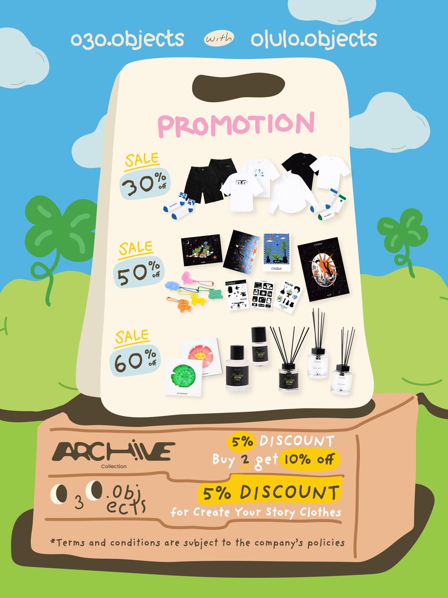 o3oobjects's tweet photo. 💖 @oluloobjects & @o3oobjects Pop-up at Siam Center! 
มาเจอกับสินค้าใหม่และโปรโมชันลดราคาสุดพิเศษได้ที่งาน FAN FAVS FEST แล้วน้าา ✨

🔥 สินค้าโอลูโละ ลดสูงสุดถึง 60% มีทั้งเสื้อผ้า, น้ำหอม Meadow on the Wall, พวงกุญแจ ถุงเท้า และอีกเพียบบบ มาเจอกันได้ที่งานเลยย 
 🫣 #o3oxMissingTheMissing คอลเลกชันใหม่ล่าสุด! มีมารอให้ทุกคนติดตามที่งานนี้ด้วยยย ✨

📍 Siam Center โซน ATRIUM 2 ชั้น G
 🗓️ 8 - 13 ตุลาคม 2569 (6 วันเต็มเท่านั้น!)

ชวนเพื่อนแล้วพุ่งตัวมาเจอกันนะน๊าา ! ☁️💖

#oluloobjects #o3oobjects #SiamCenterFanFavsFest #popupstore