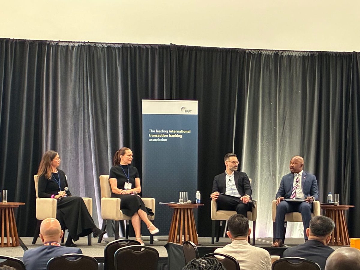 Absa_CIB's tweet photo. At #Sibos2026, Themba Rikhotso, Managing Executive: Transactional Banking at Absa CIB, joined industry leaders to explore the priorities shaping the sector and what comes next.​
​
Discover more: https://t.co/u7lsuS55UT ​

#AfricaExpertise #InvestedInYourStory #Sibos2026 https://t.co/5vJo8aYlf1