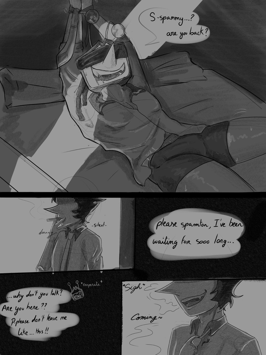 smutinium's tweet photo. Day 2 - Blindfolds &amp; ties / Cigarettes - Not my best one, but next days are coming!! #SpamtennaKinktober2026 #deltaruined https://t.co/z6dwbCY1eS