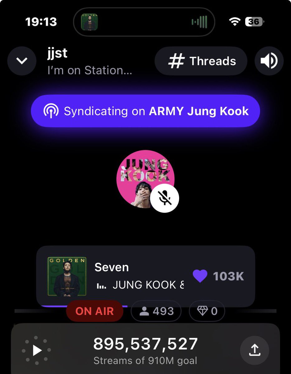 yokosowoozoo's tweet photo. @JKJP_STREAM_ JJST Stationhead ON AIR ♬
https://t.co/DhB0pvgiu9

💚 参加しています 💚

いつもありがとうございます
STREAM FOR JUNGKOOK 

RE-CHART SEVEN 🔥
#JungKook_Seven https://t.co/mie6mkhpbz