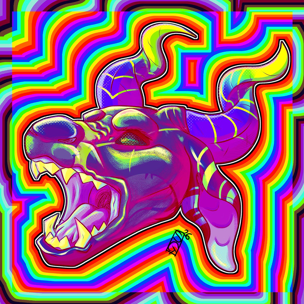 treblemaker_art's tweet photo. Experimental piece of my Don, Jack O’lantern 
Two versions for fun <: 
#art #alladon https://t.co/dxCipNLmKR