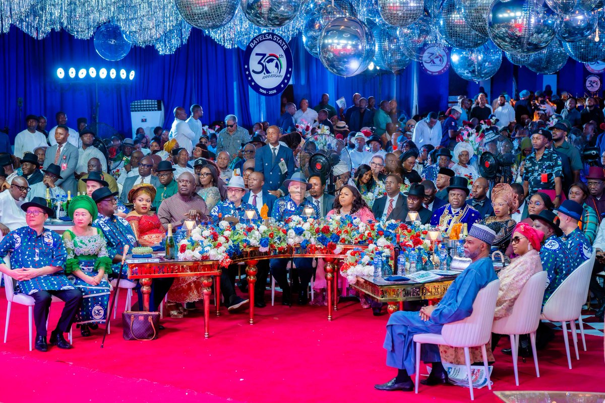 senlokpobiri's tweet photo. The moments at the Dinner & Award Night in celebration of Bayelsa @ 30 were not merely about conviviality; they were a profound acknowledgement of the sacrifices of our founding leaders, the commitment of every Bayelsan, and our collective determination to keep moving forward.

As the pioneer Speaker of the Bayelsa State House of Assembly, I have watched our dear State grow from faith to grace, surmounting the challenges that dared confront us. I am particularly encouraged that our people have remained united in the pursuit of the common good.

Today, we have rekindled the fire for growth, renewed our desire for stability, and strengthened our resolve to preserve the peace that has sustained our progress. 

With the commitment of every Bayelsan, we will continue to propel our dear State to enviable heights. This is our creed; this is our shared responsibility.

Sen. Heineken Lokpobiri Ph.D