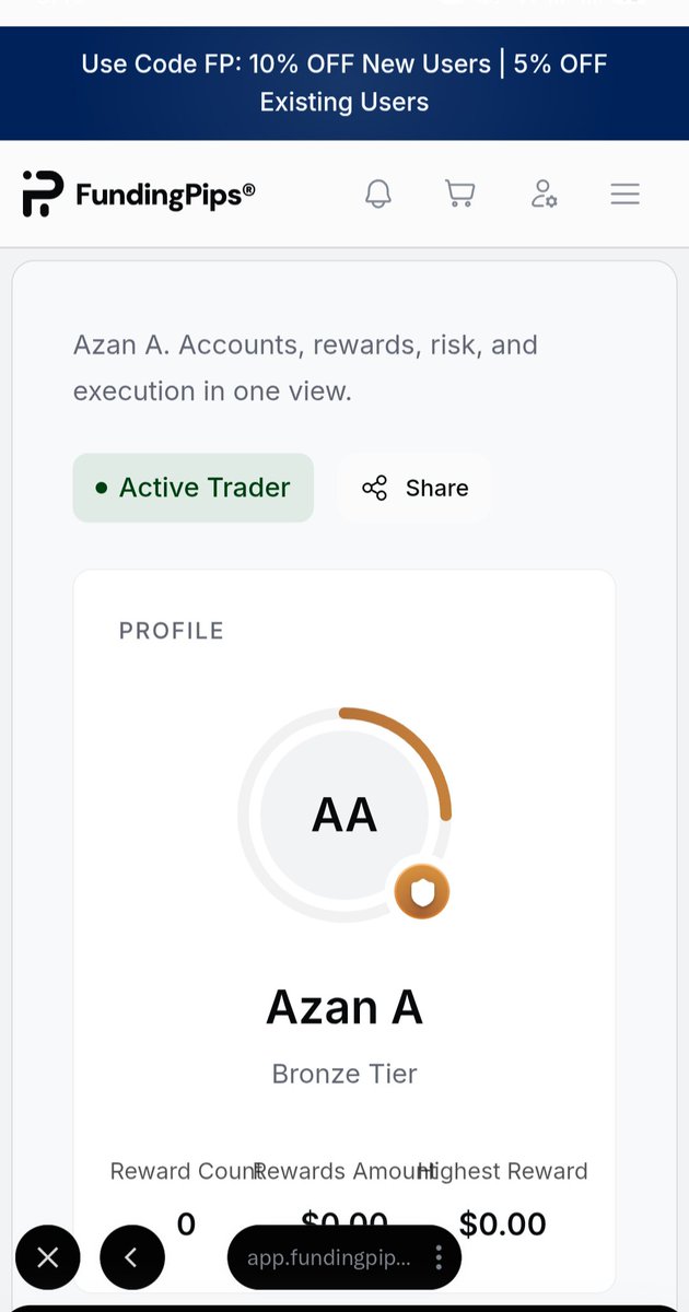 Ariz9191's tweet photo. @fundingpips All steps done
Good luck everyone
Let's join
@HAmza431901
@MillerCRYPTO77
@C3ssi333
@CryptoKing52637
@RebeccaTho79768
#fundingpips https://t.co/SXkftwaHAo