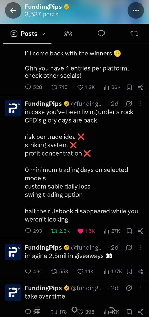 Ariz9191's tweet photo. @fundingpips All steps done
Good luck everyone
Let's join
@HAmza431901
@MillerCRYPTO77
@C3ssi333
@CryptoKing52637
@RebeccaTho79768
#fundingpips https://t.co/SXkftwaHAo