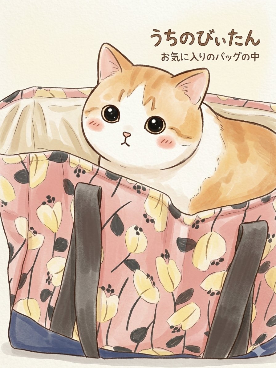amiamiharinezu's tweet photo. AIでめちゃめちゃかわいいイラスト出来てしまった🐱 https://t.co/LVMf1YPHTX