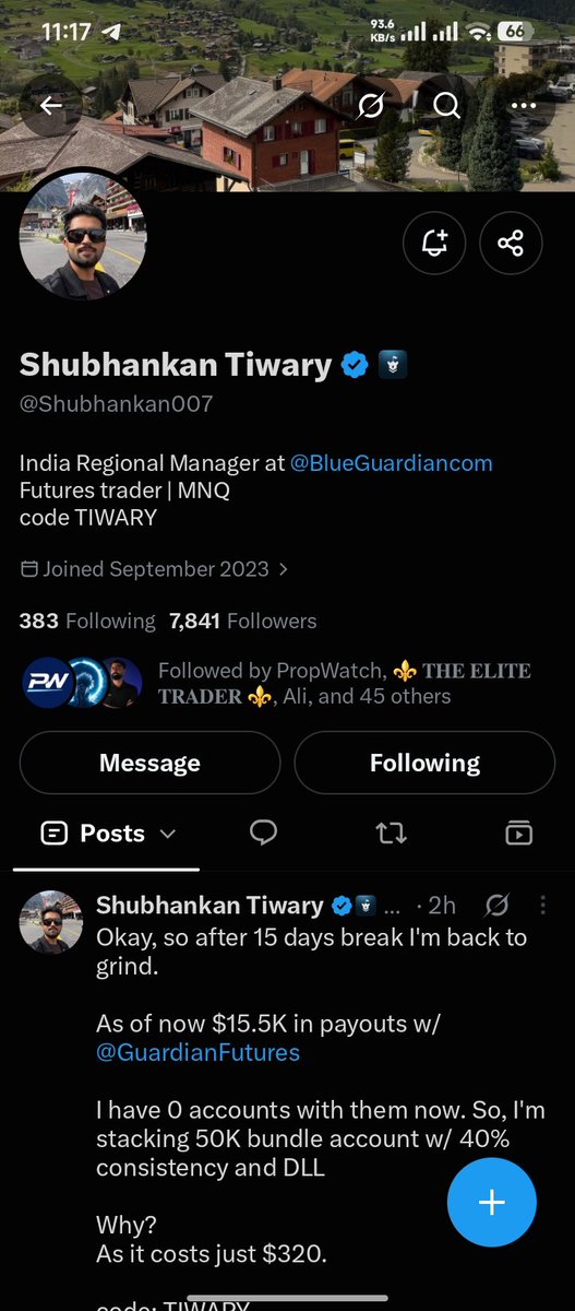 ITomapii's tweet photo. @propwatchmedia @BlueGuardiancom @seanbaint @Shubhankan007 Done ✅✅✅ 
What I like about the firm is there trading platform and smooth payment with there customers care . https://t.co/jO5D2vqRxA