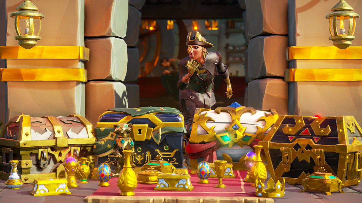 SaintePudding40's tweet photo. Jour 2 🇫🇷 🎗️
Combien cette collection va me rapporter ? 💎🐈
Thème :  Collectionneurs d'or
#SeaOfThieves #SoTober #SoTober2026 @FR_SOT https://t.co/sTT9lFCxlw