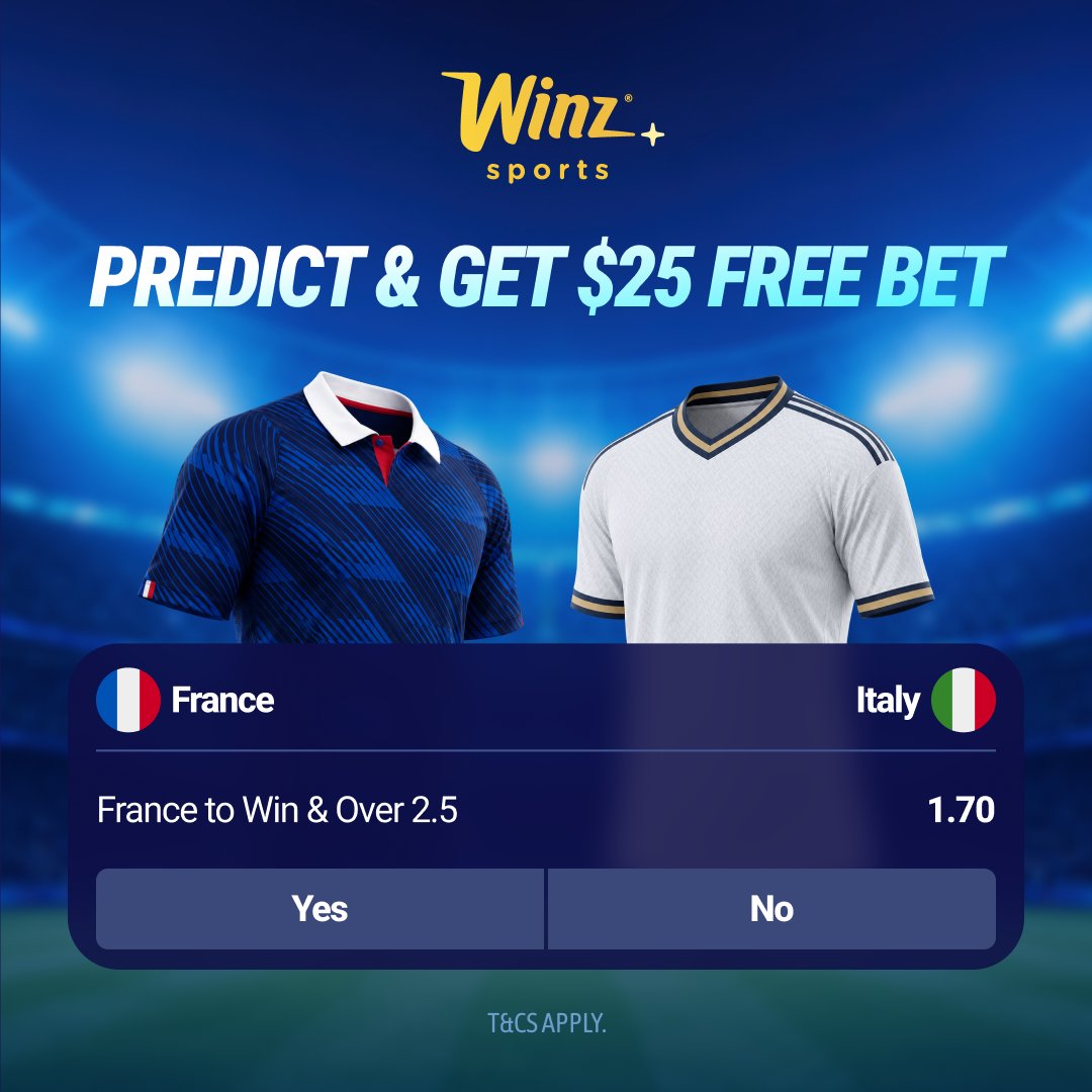 Winz_io's tweet photo. ⚽️ $𝟮𝟱 𝗙𝗥𝗘𝗘 𝗕𝗘𝗧𝗦 𝗨𝗣 𝗙𝗢𝗥 𝗚𝗥𝗔𝗕𝗦 ⚽️
🇫🇷 France vs Italy 🇮🇹 #FRAITA #BELTUR

🎯 Predict:
France to Win & Over 2.5  — YES or NO?

✅ Follow @Winz_io
💬 Reply YES or NO + tag a friend
🔁 Repost

3 winners will be randomly selected from correct entries submitted before kick-off.
Winners announced on 5/10. 18+ only. T&Cs apply.

#NationsLeague