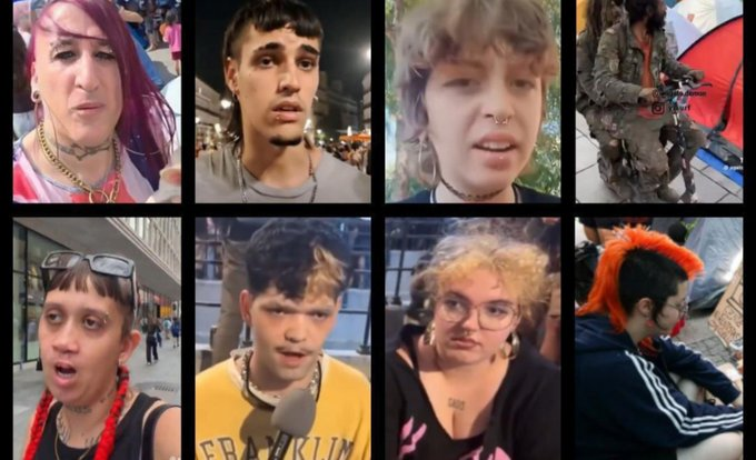 MinDeLaVerdad's tweet photo. Estos son los de la acampada de Sol. ¿Este es el futuro de España? https://t.co/uCQqR2o6LH