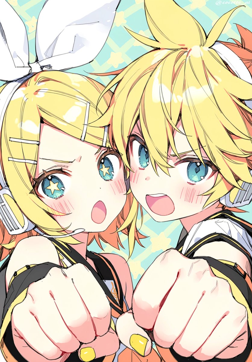 cocotte_ai's tweet photo. #鏡音リン #鏡音レン　💛🧡 https://t.co/uiGtf6wp1G