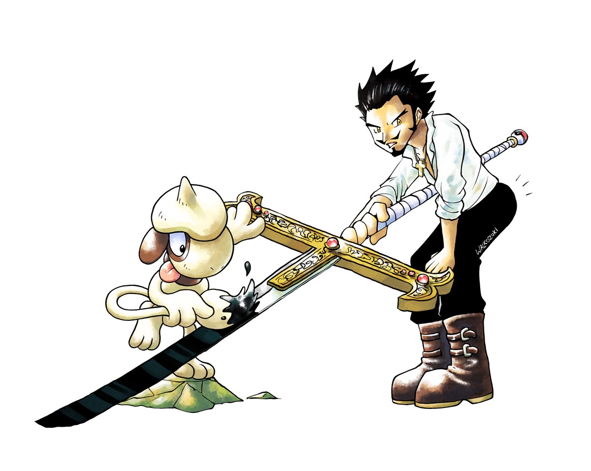 DWalkn's tweet photo. just on time to face Shanks's Raticate https://t.co/At2cOKjtaK